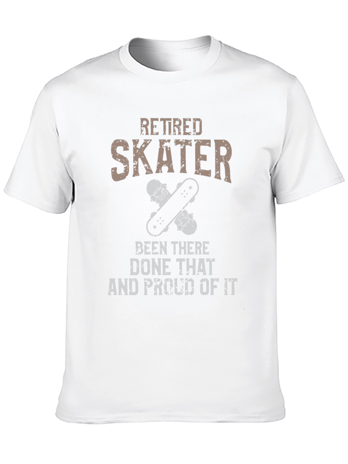 Retired Skater Graphic Tee - Skateboarding T-Shirt