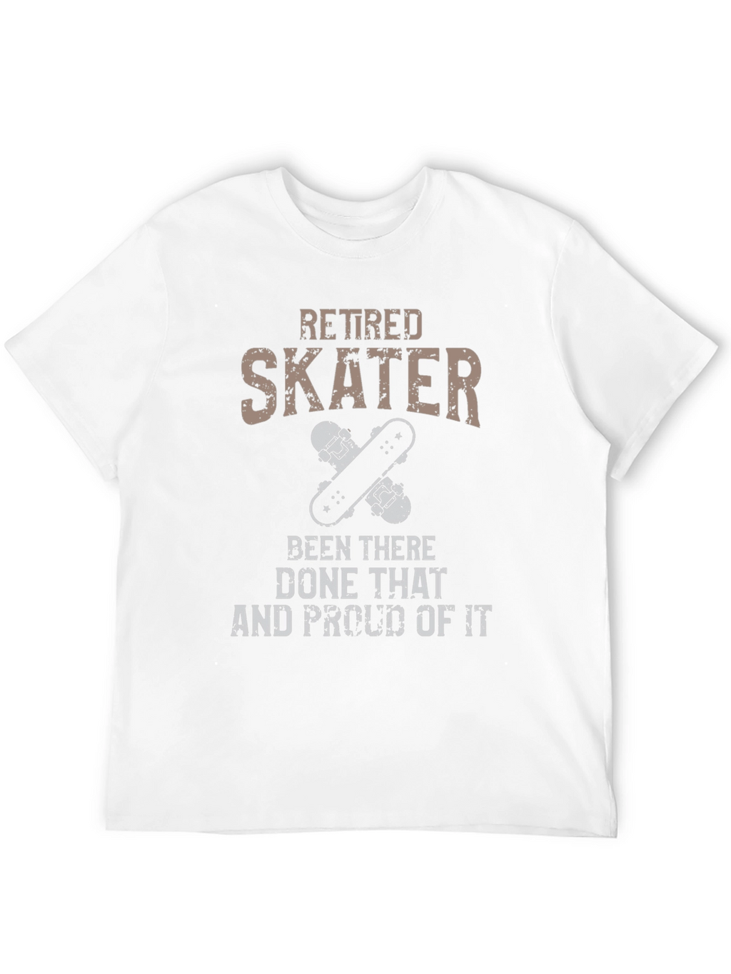Retired Skater Graphic Tee - Skateboarding T-Shirt