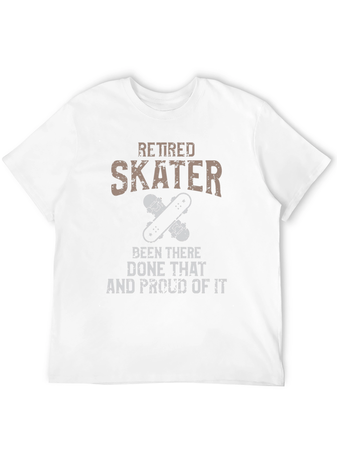 Retired Skater Graphic Tee - Skateboarding T-Shirt