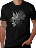 Skull Chief T-Shirt - Black Graphic Tee