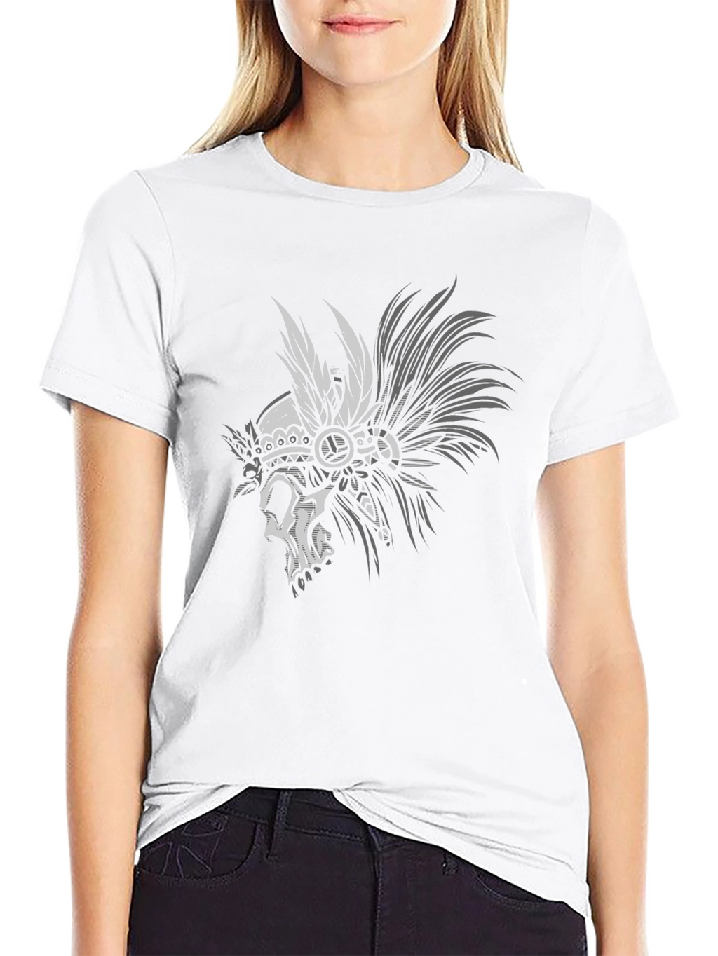 Skull Chief T-Shirt - Black Graphic Tee