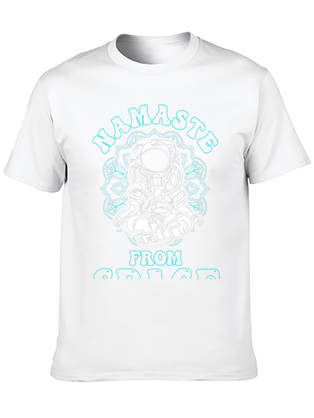 Namaste From Space T-Shirt - Yoga Astronaut Tee