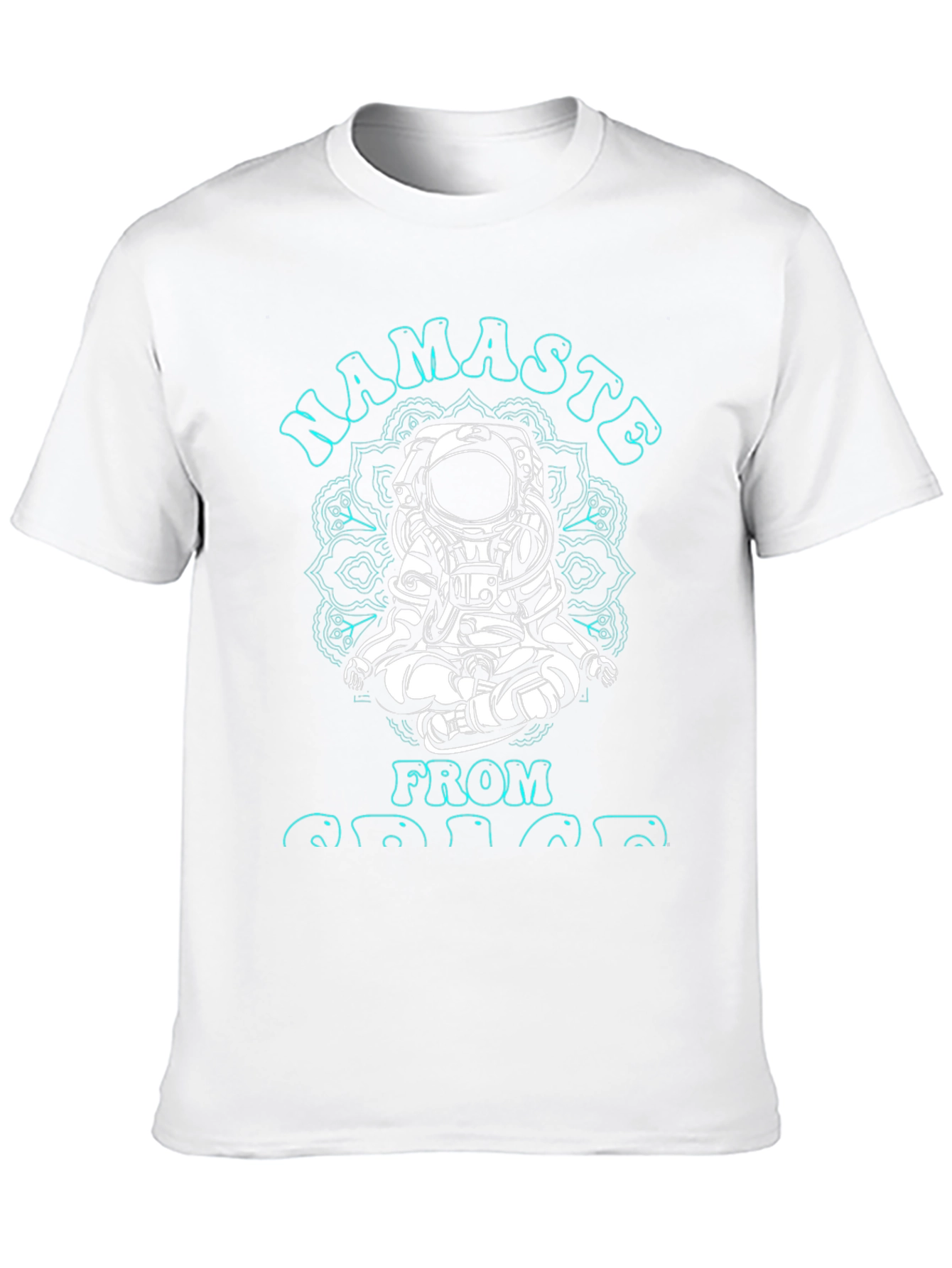 Namaste From Space T-Shirt - Yoga Astronaut Tee