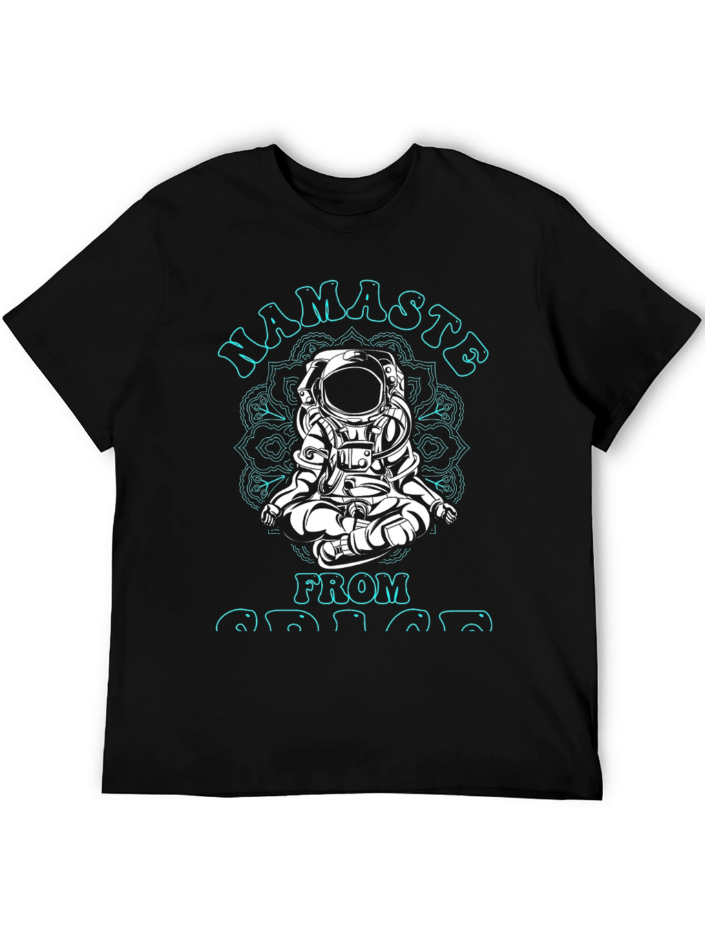 Namaste From Space T-Shirt - Yoga Astronaut Tee