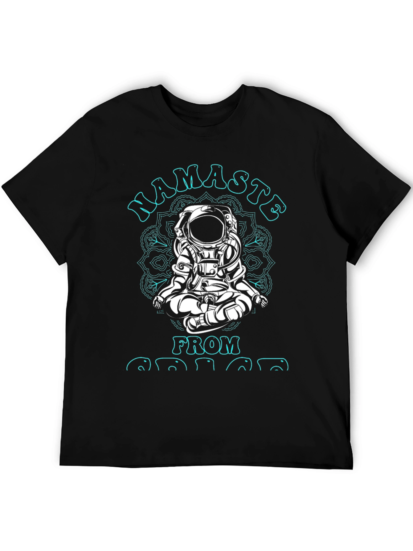 Namaste From Space T-Shirt - Yoga Astronaut Tee