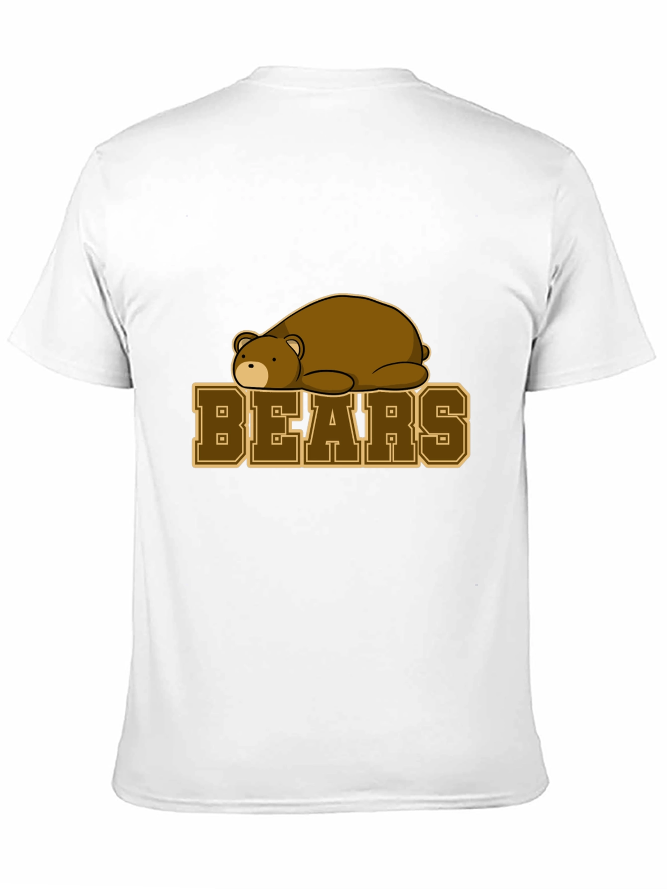 Bears Graphic T-Shirt - Black Cotton Tee