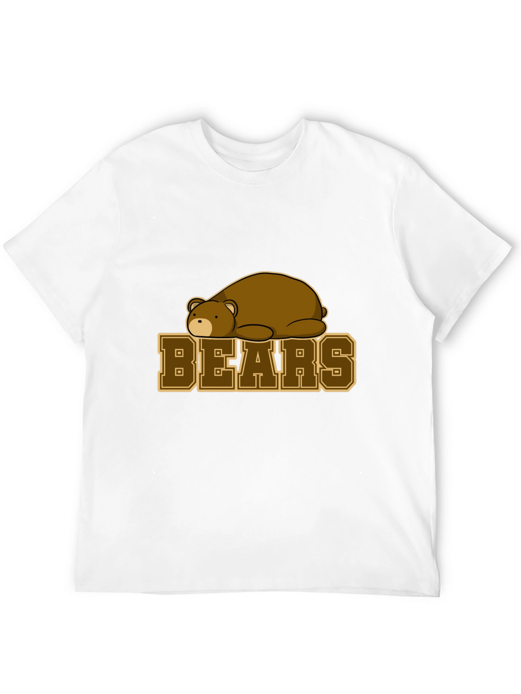 Bears Graphic T-Shirt - Black Cotton Tee