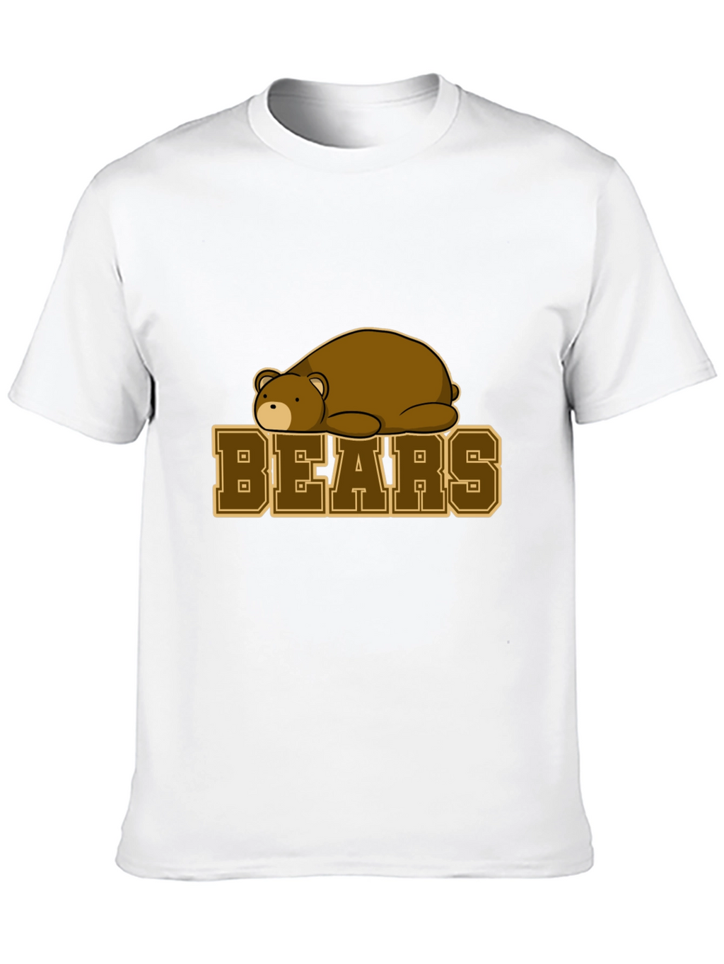Bears Graphic T-Shirt - Black Cotton Tee