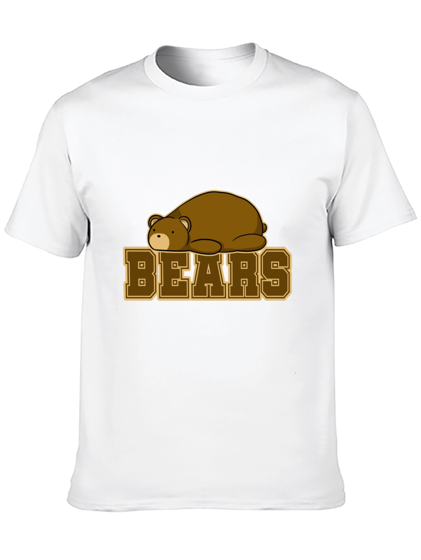 Bears Graphic T-Shirt - Black Cotton Tee