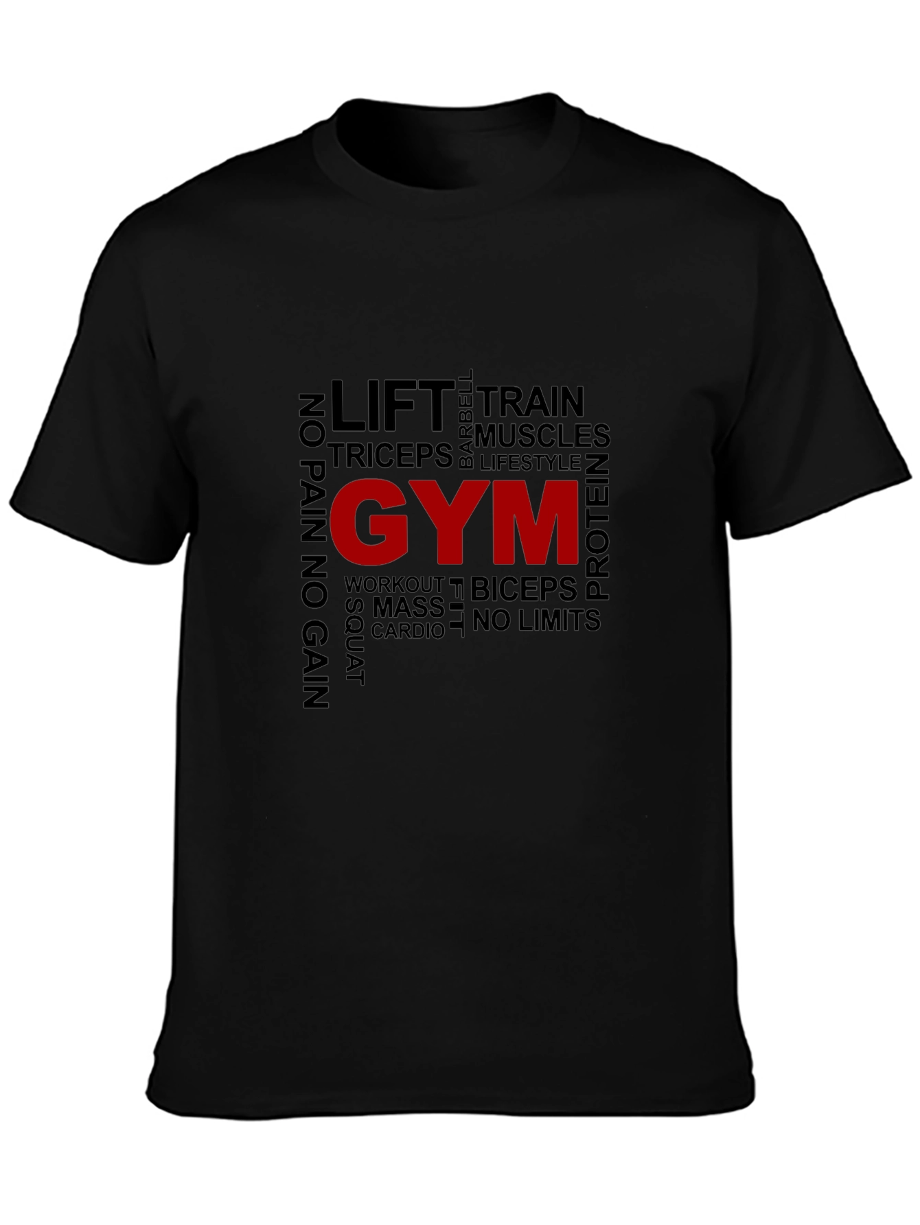 Gym Motivation T-Shirt - Lift Train Workout