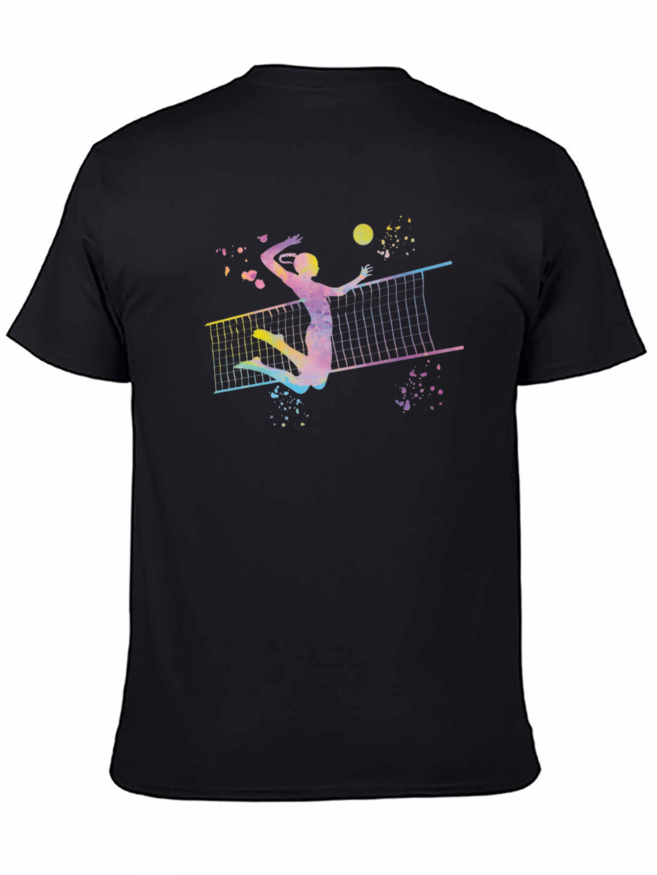 Volleyball Player Watercolor Graphic Tee