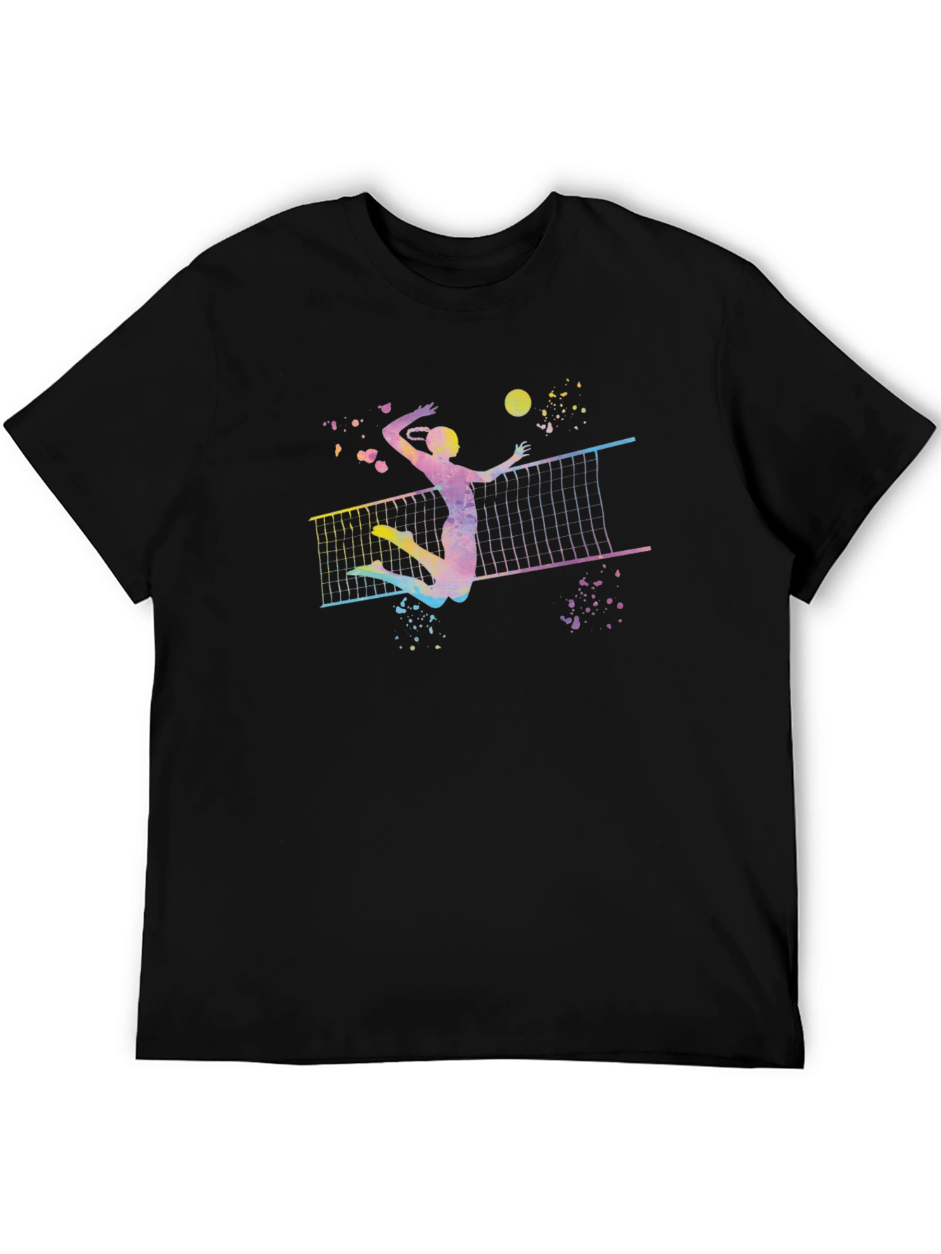 Volleyball Player Watercolor Graphic Tee