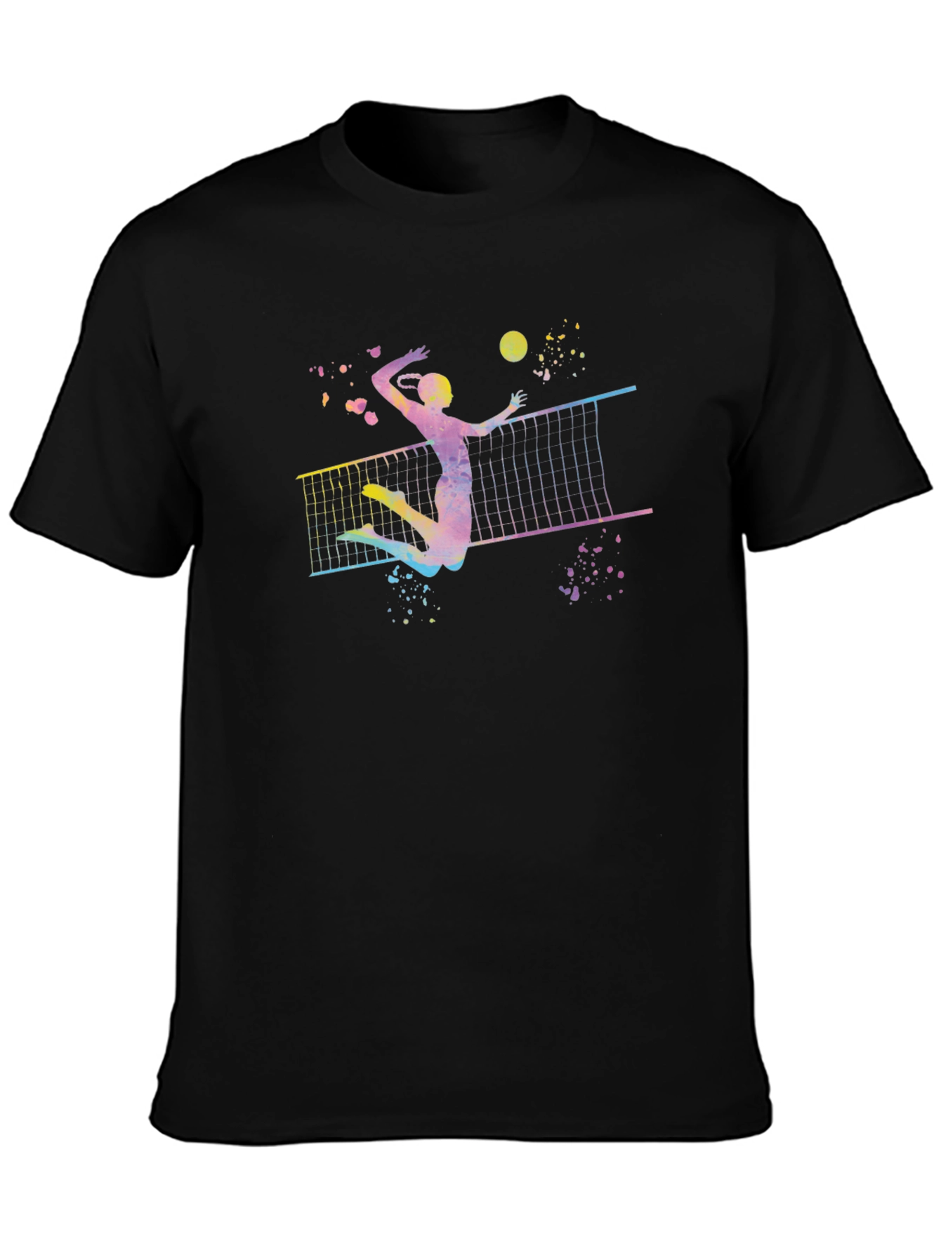 Volleyball Player Watercolor Graphic Tee