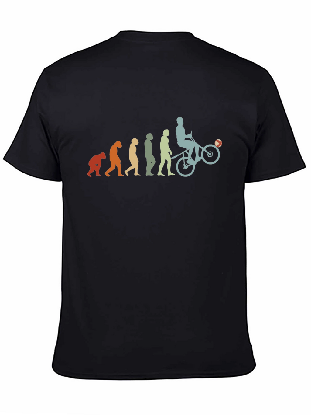 Evolution of Biker Mens Graphic Tee