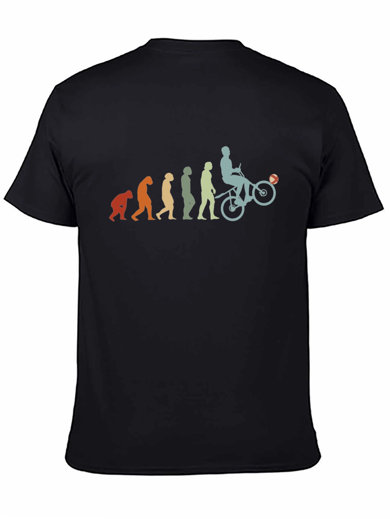 Evolution of Biker Mens Graphic Tee