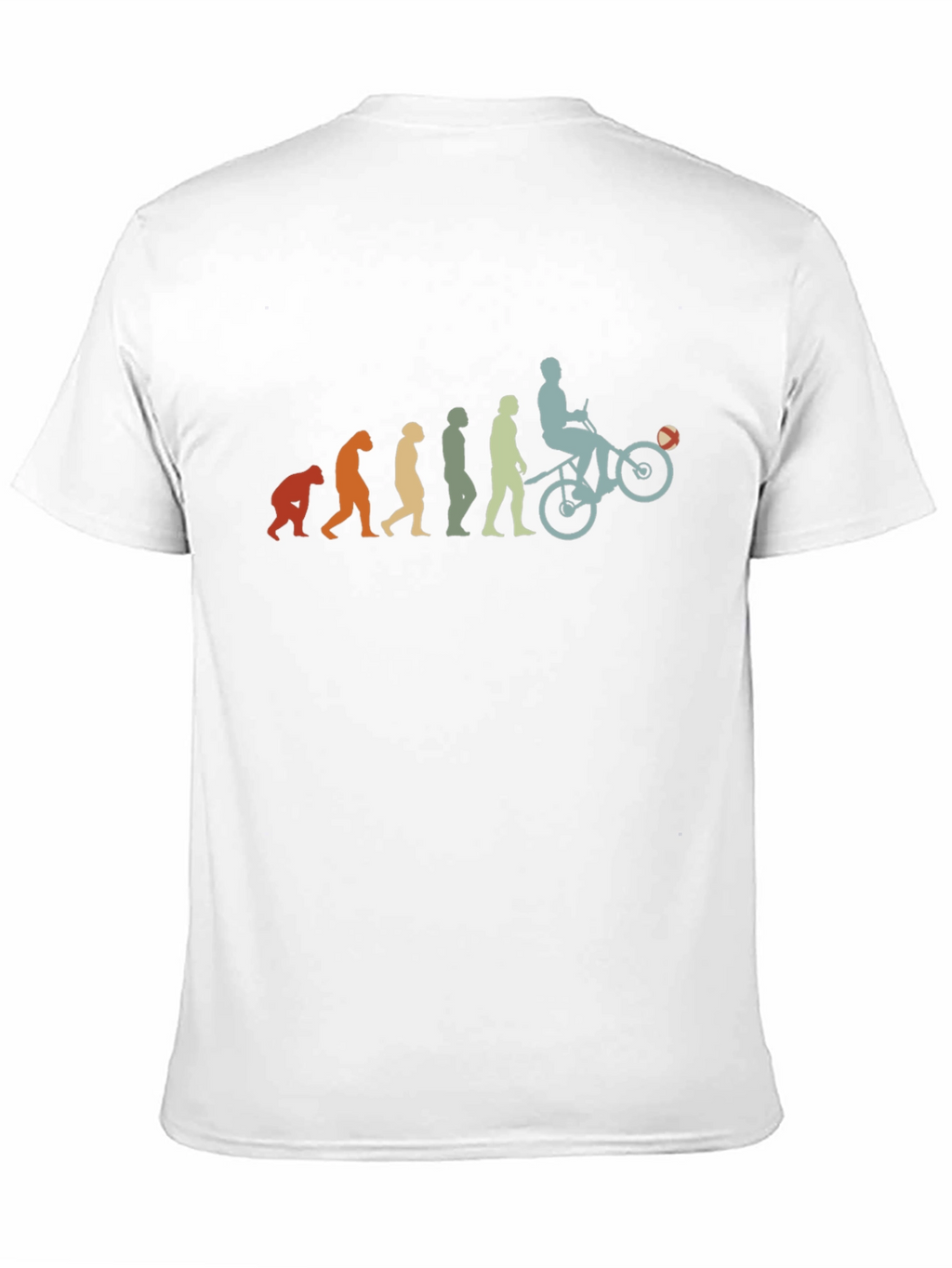 Evolution of Biker Mens Graphic Tee