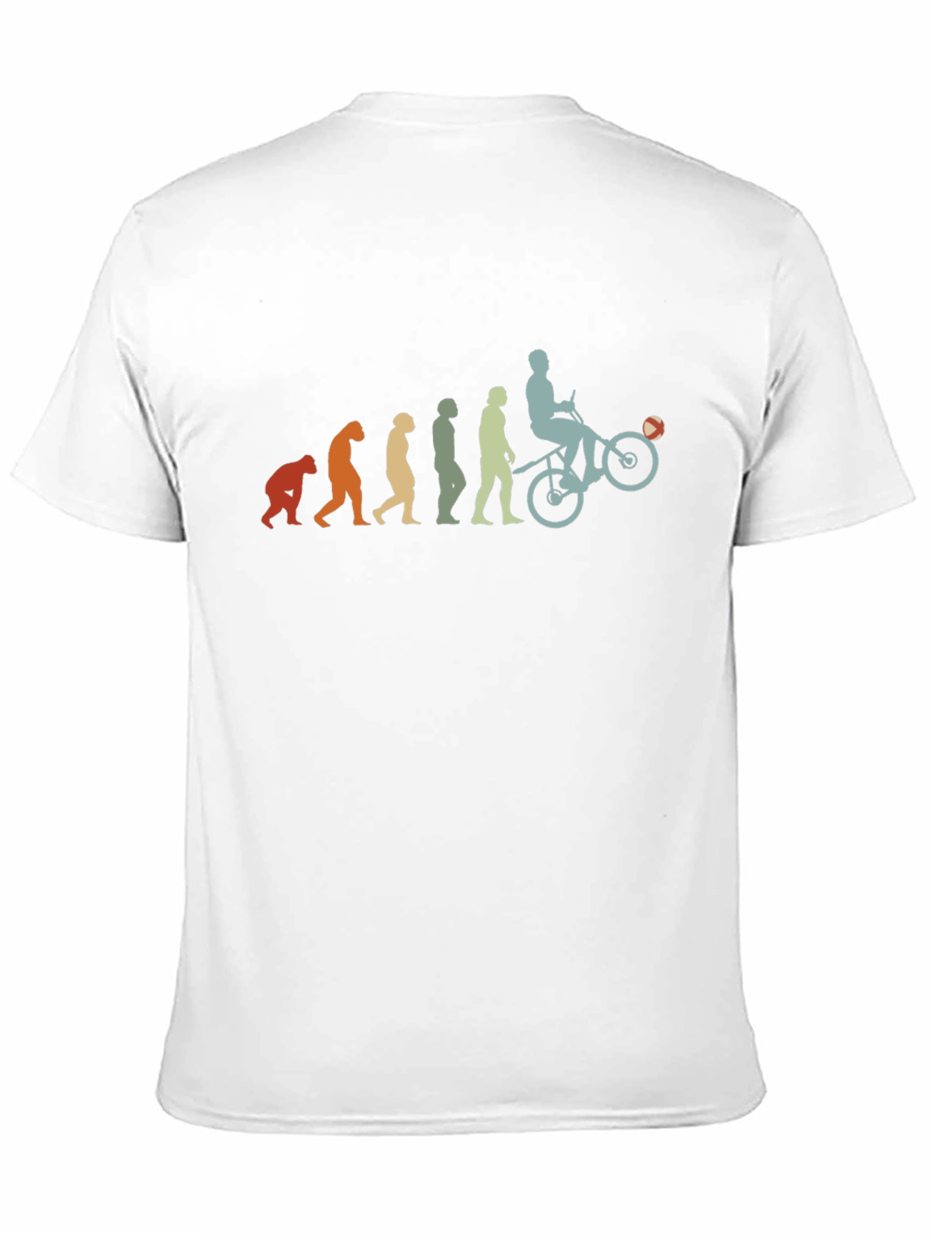 Evolution of Biker Mens Graphic Tee
