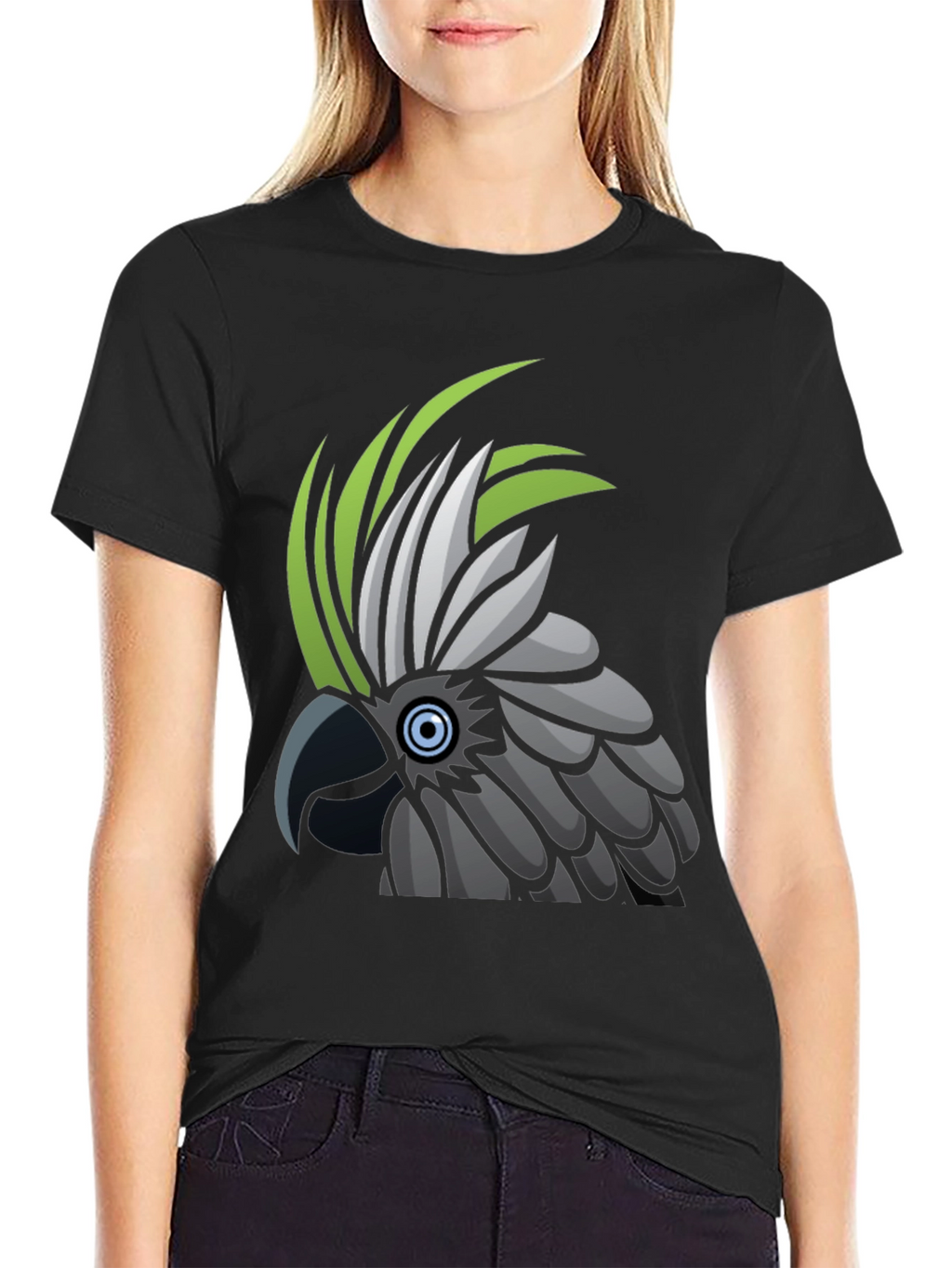 Cockatoo Graphic T-Shirt - Unique Bird Design