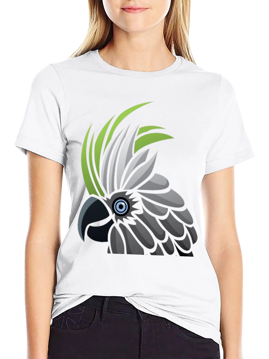 Cockatoo Graphic T-Shirt - Unique Bird Design