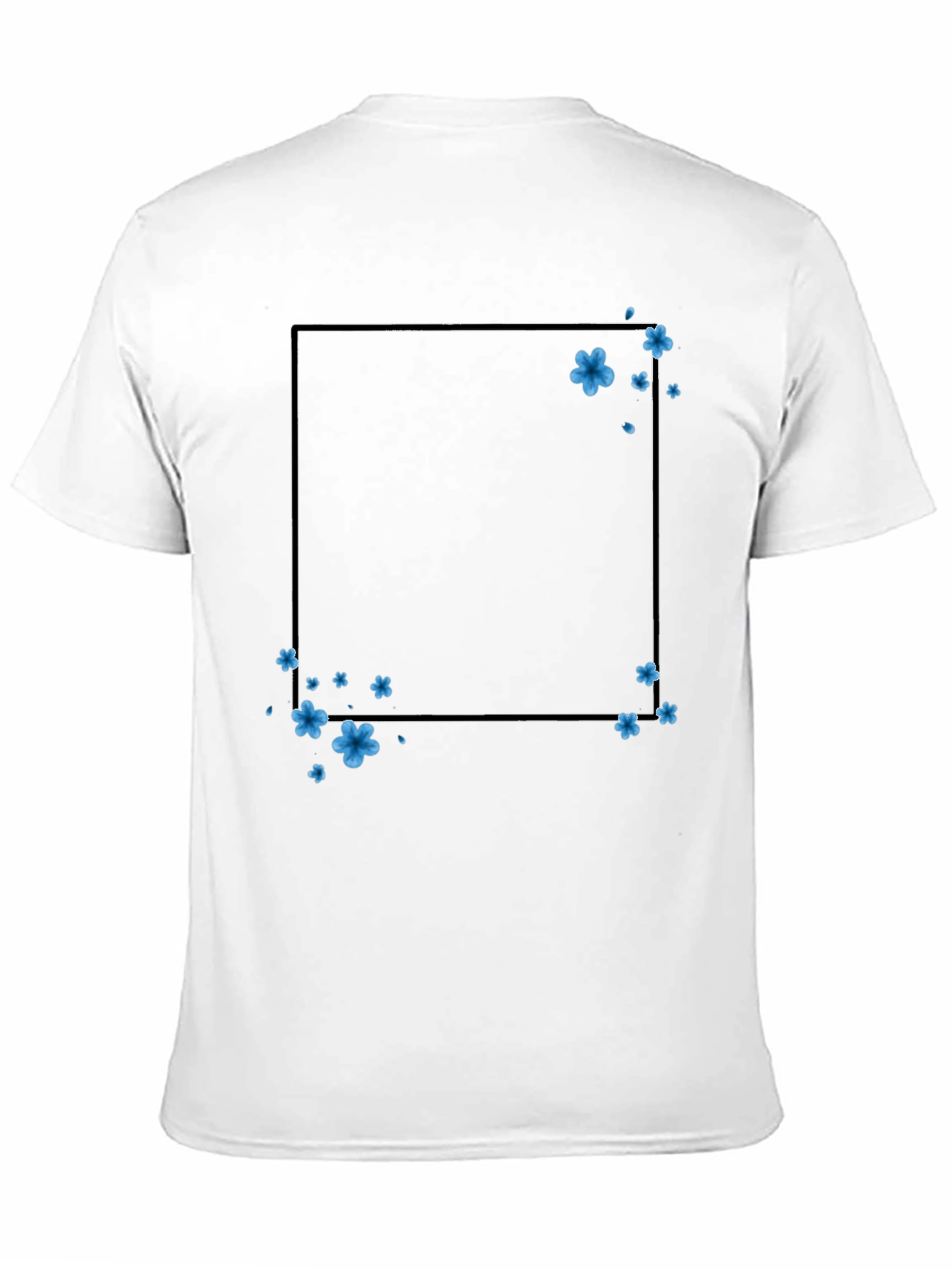 Floral Frame T-Shirt - Trendy Casual Wear