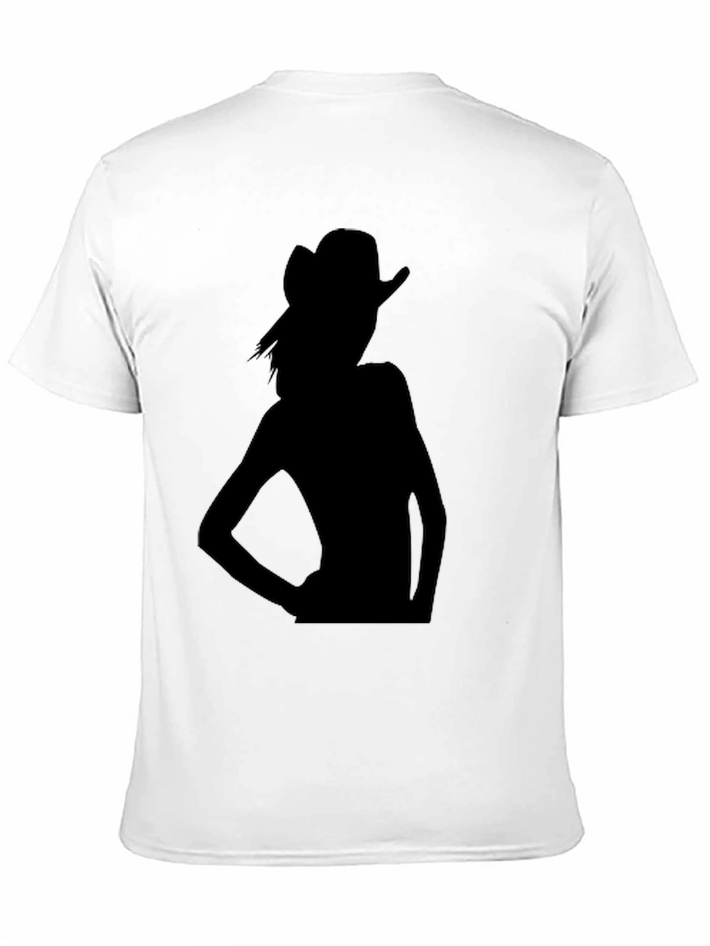 Silhouette Cowgirl Black T-Shirt