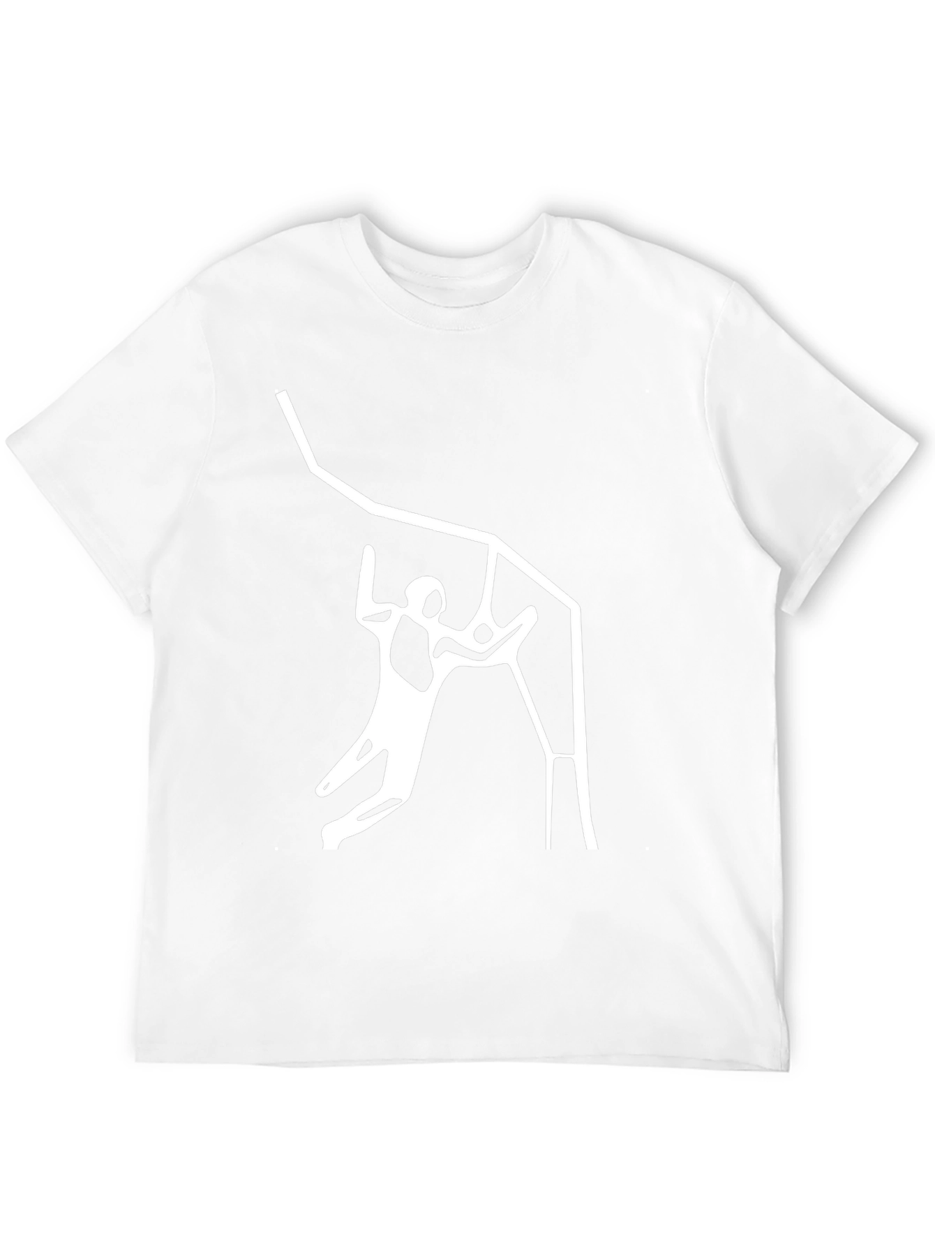 Black Graphic Tee - Climbing Design