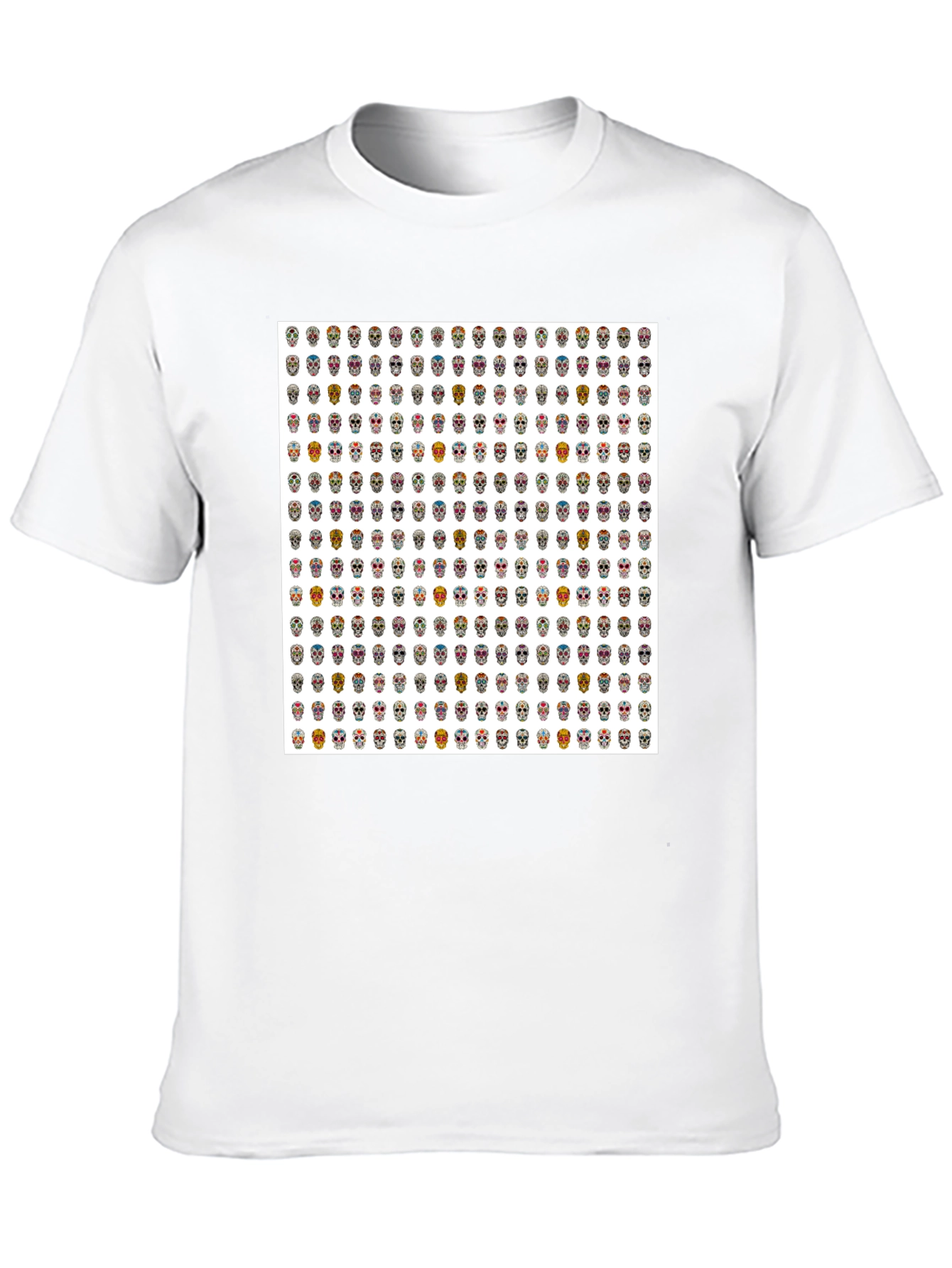 Sugar Skull Patterned Tee