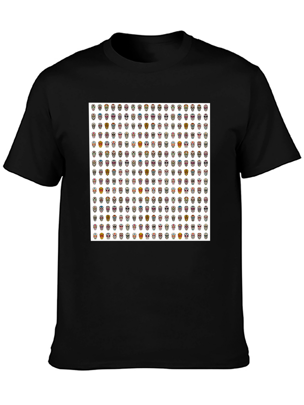 Sugar Skull Patterned Tee