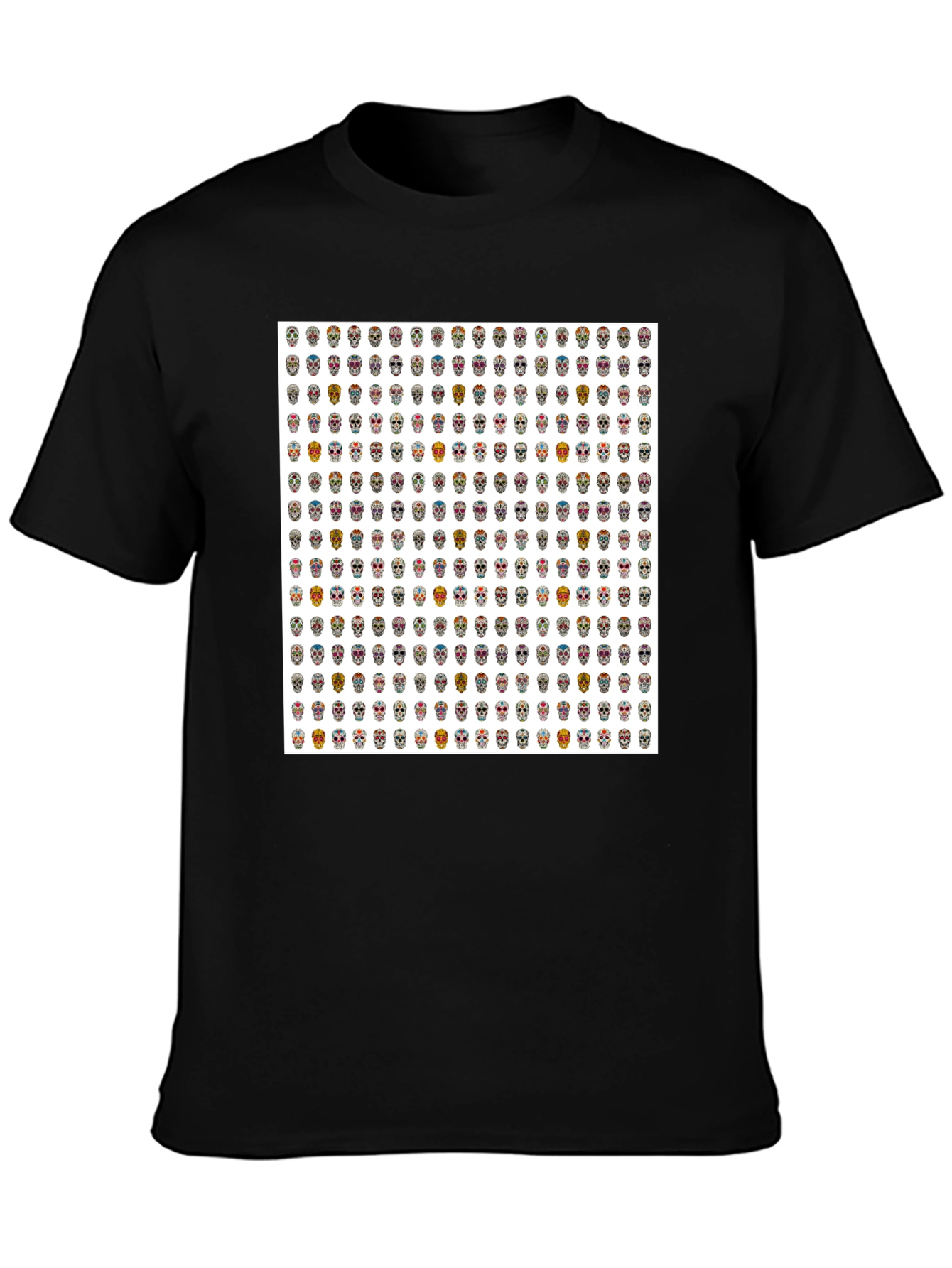 Sugar Skull Patterned Tee