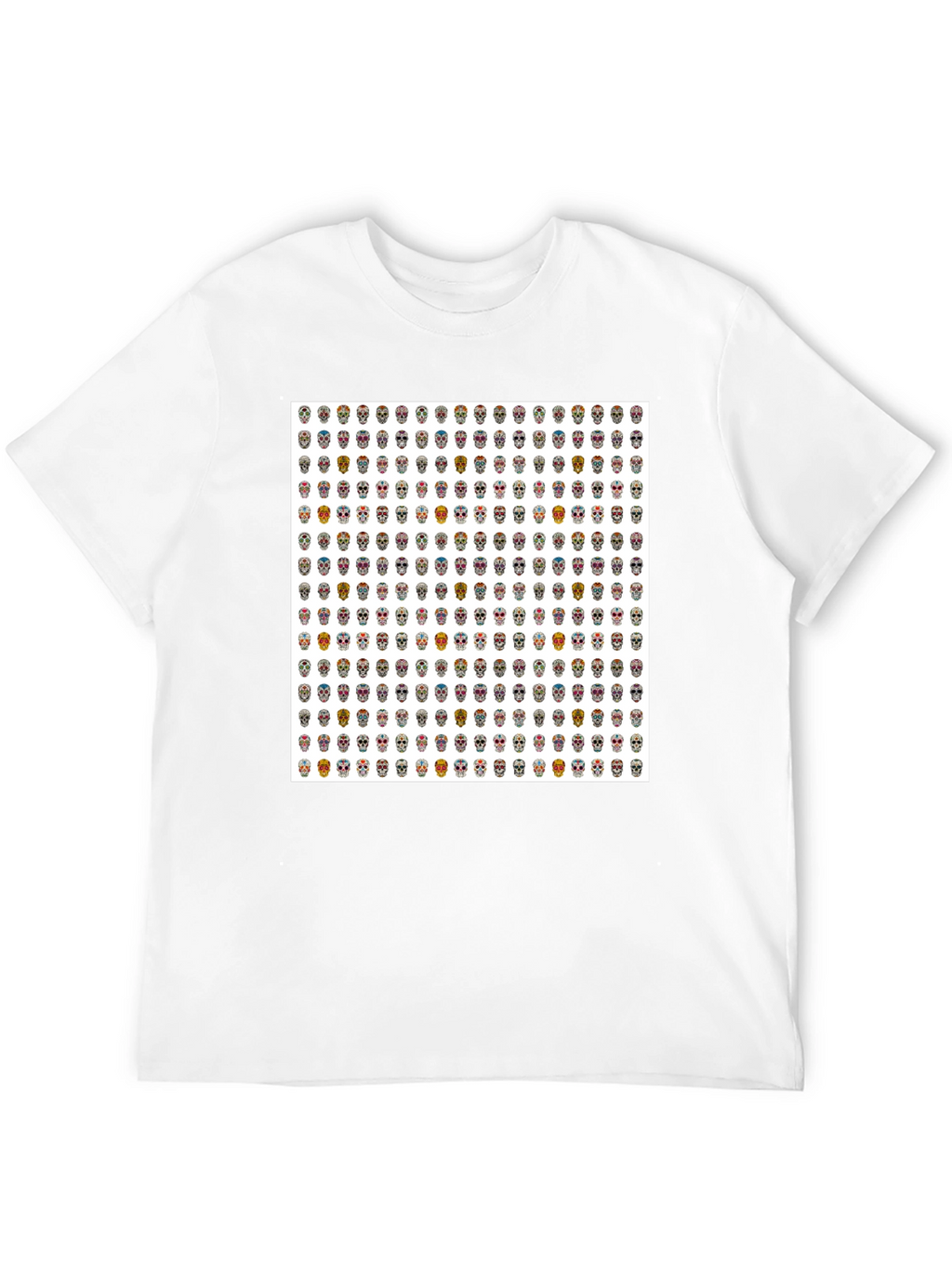 Sugar Skull Patterned Tee