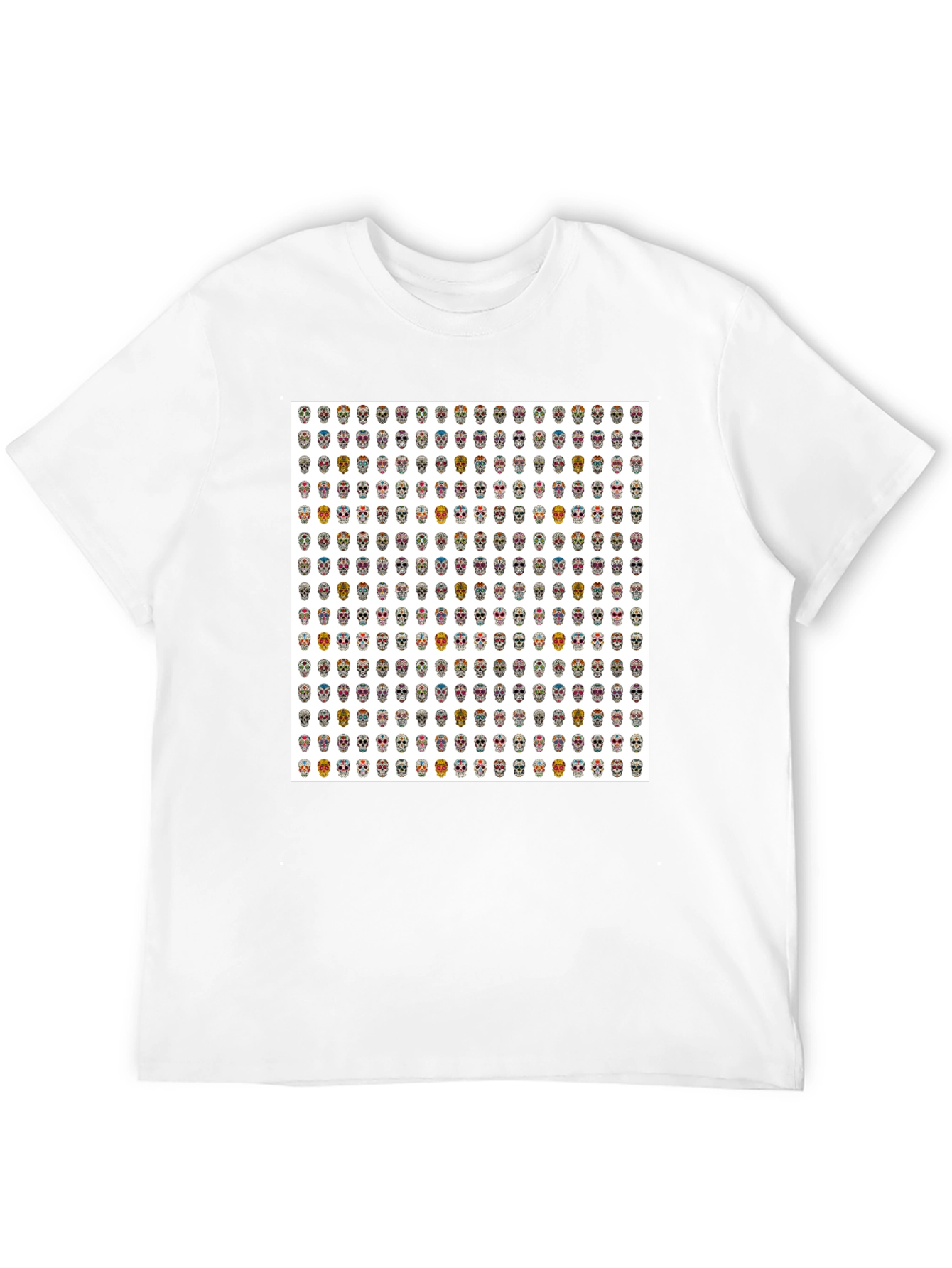 Sugar Skull Patterned Tee