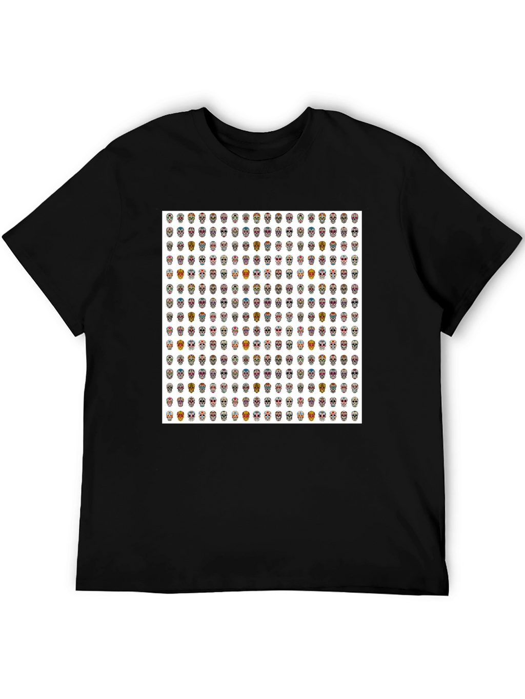 Sugar Skull Patterned Tee