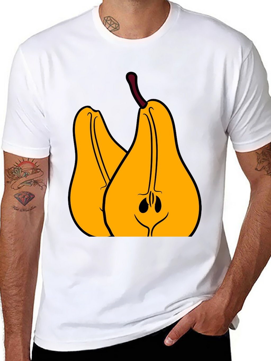 Pears Graphic Tee - Fruit Lovers Apparel