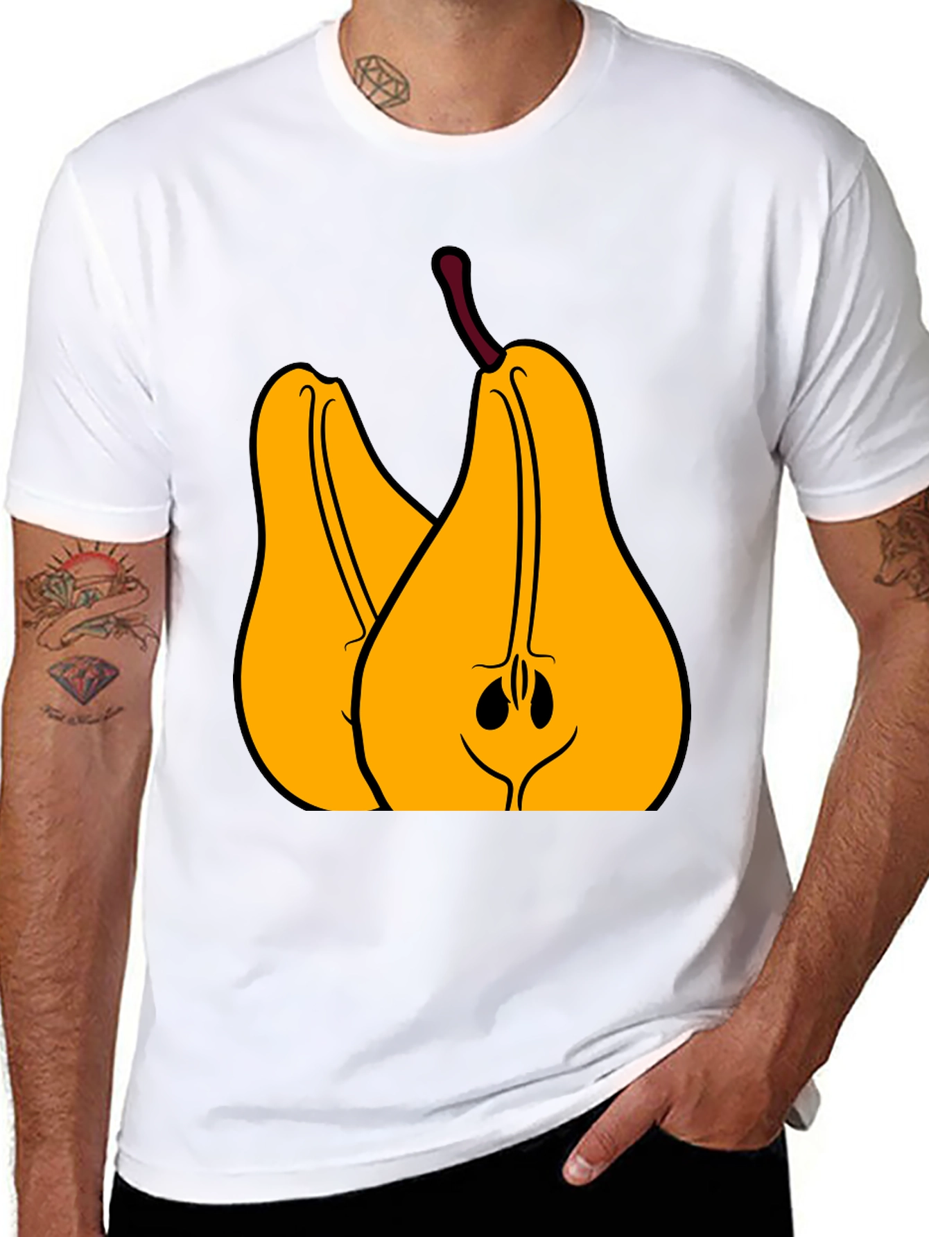 Pears Graphic Tee - Fruit Lovers Apparel