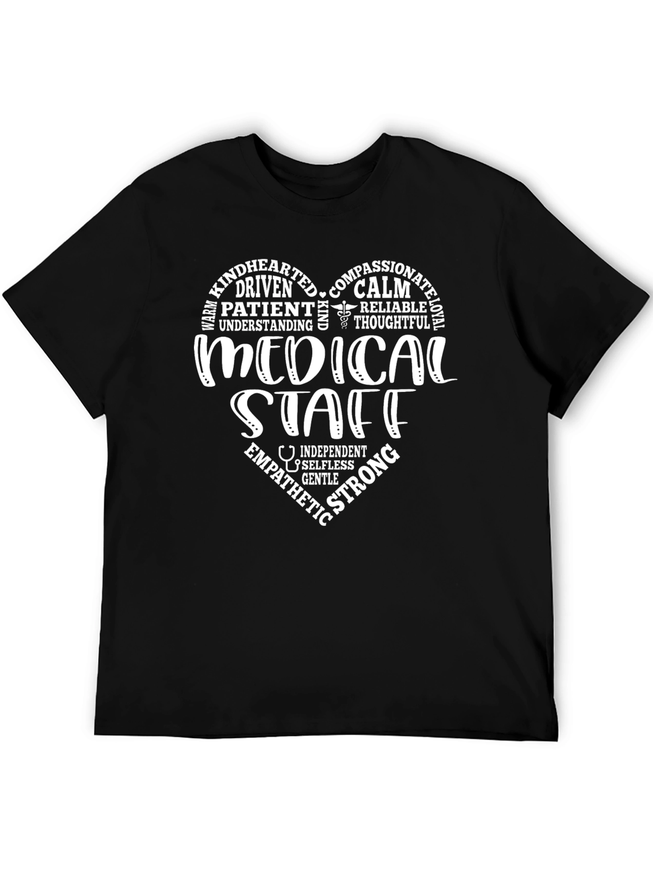 Medical Staff Heart Graphic Tee