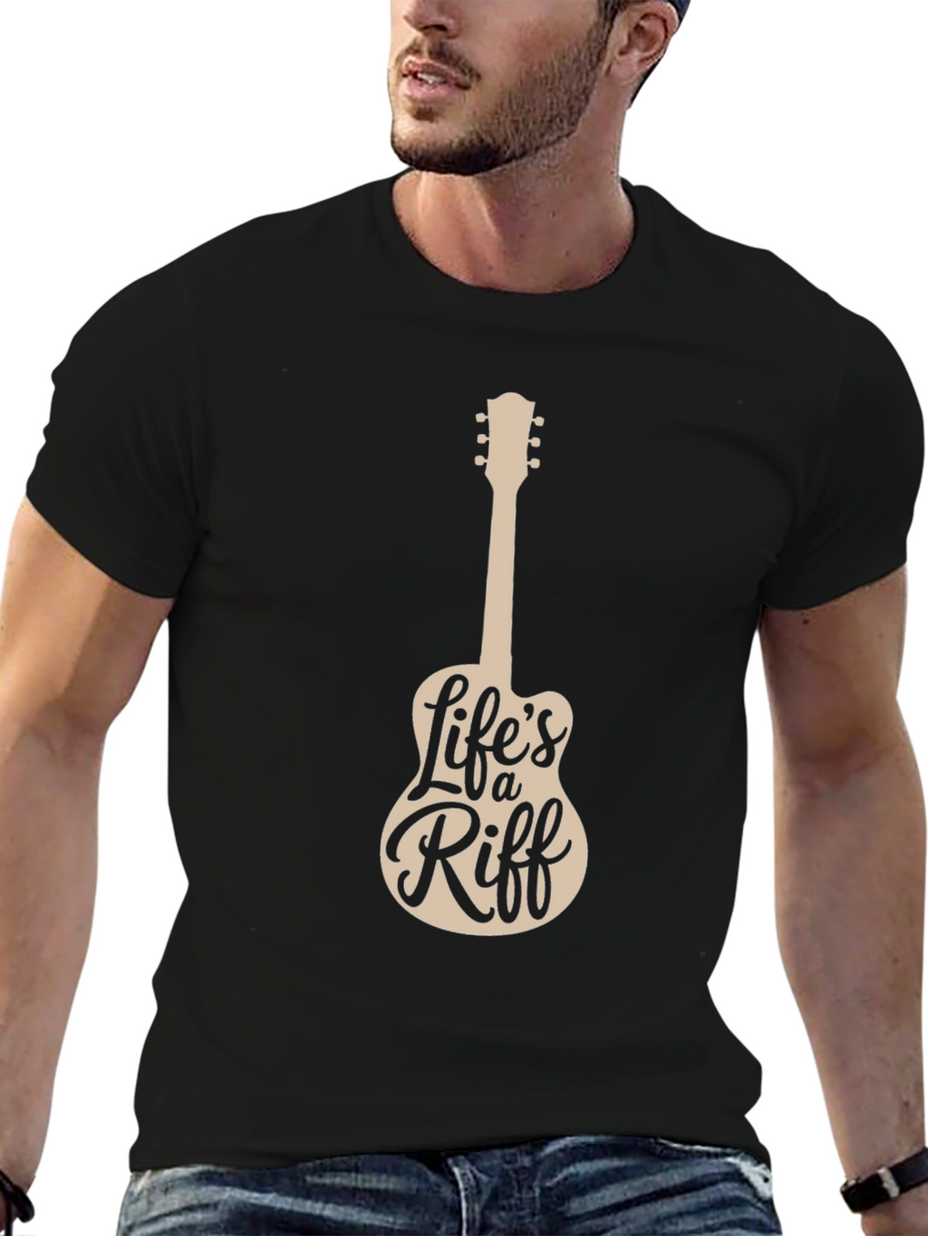 Lifes a Riff T-Shirt - Guitar Lover Tee