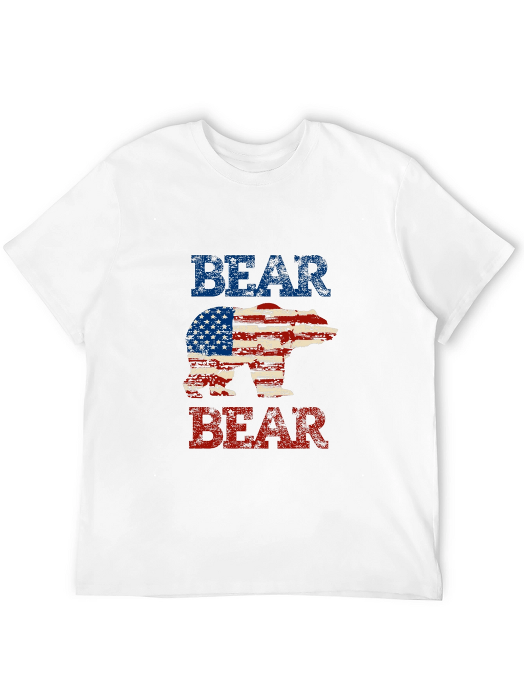 American Flag Bear Patriotic T-Shirt