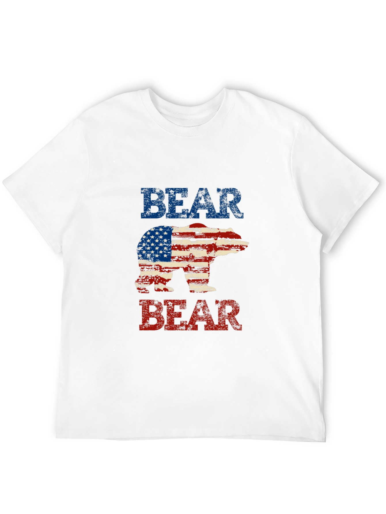 American Flag Bear Patriotic T-Shirt