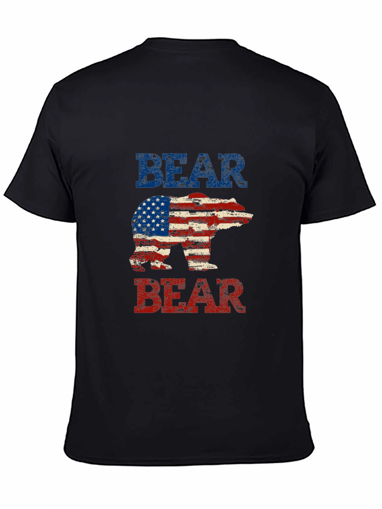 American Flag Bear Patriotic T-Shirt