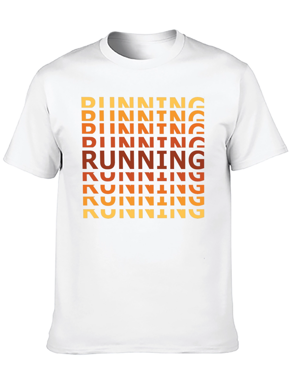 Running Graphic Tee - Retro Runner Design