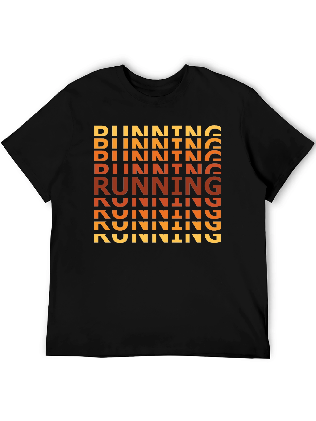 Running Graphic Tee - Retro Runner Design