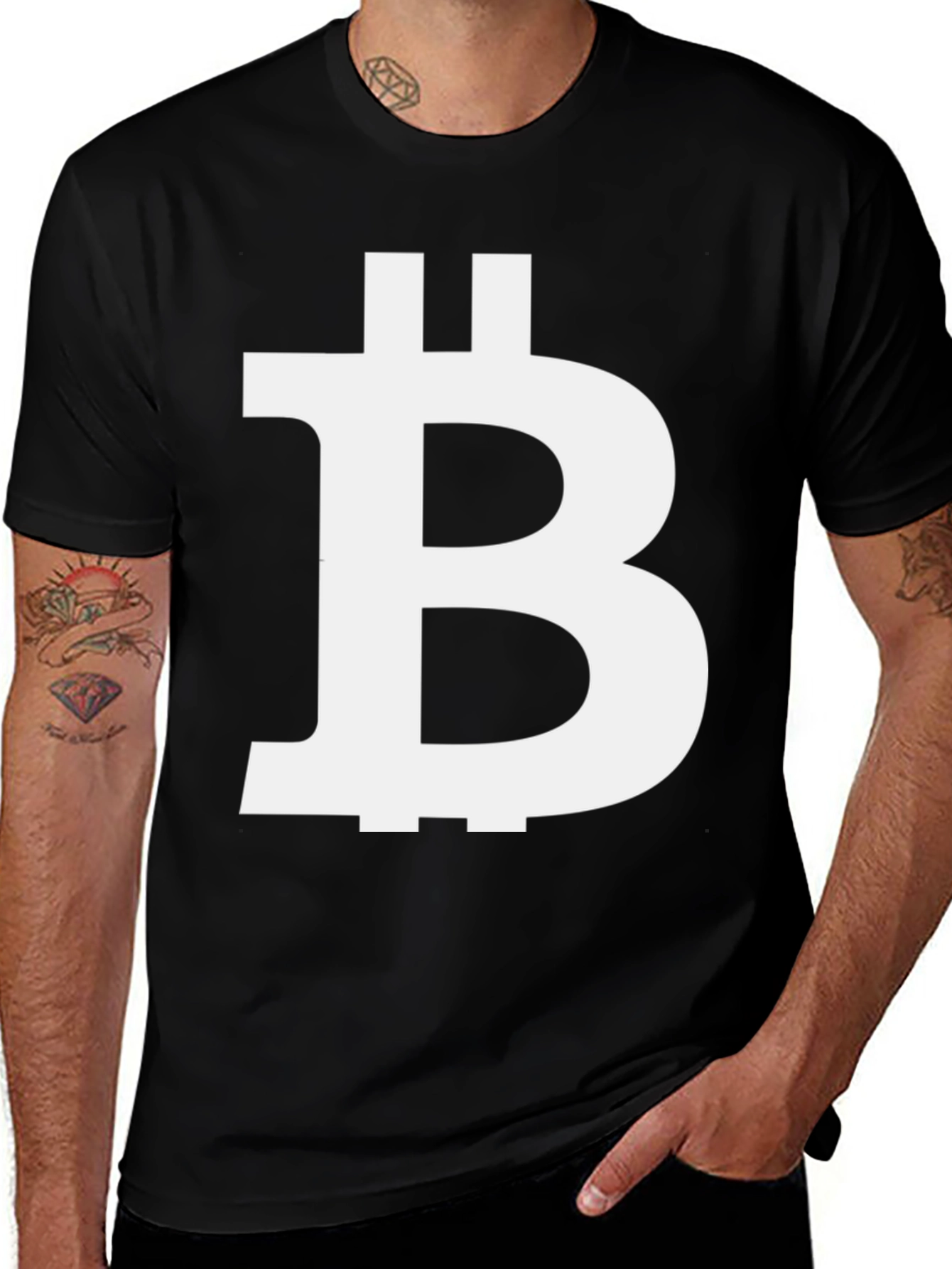 Bitcoin Crypto Black T-Shirt