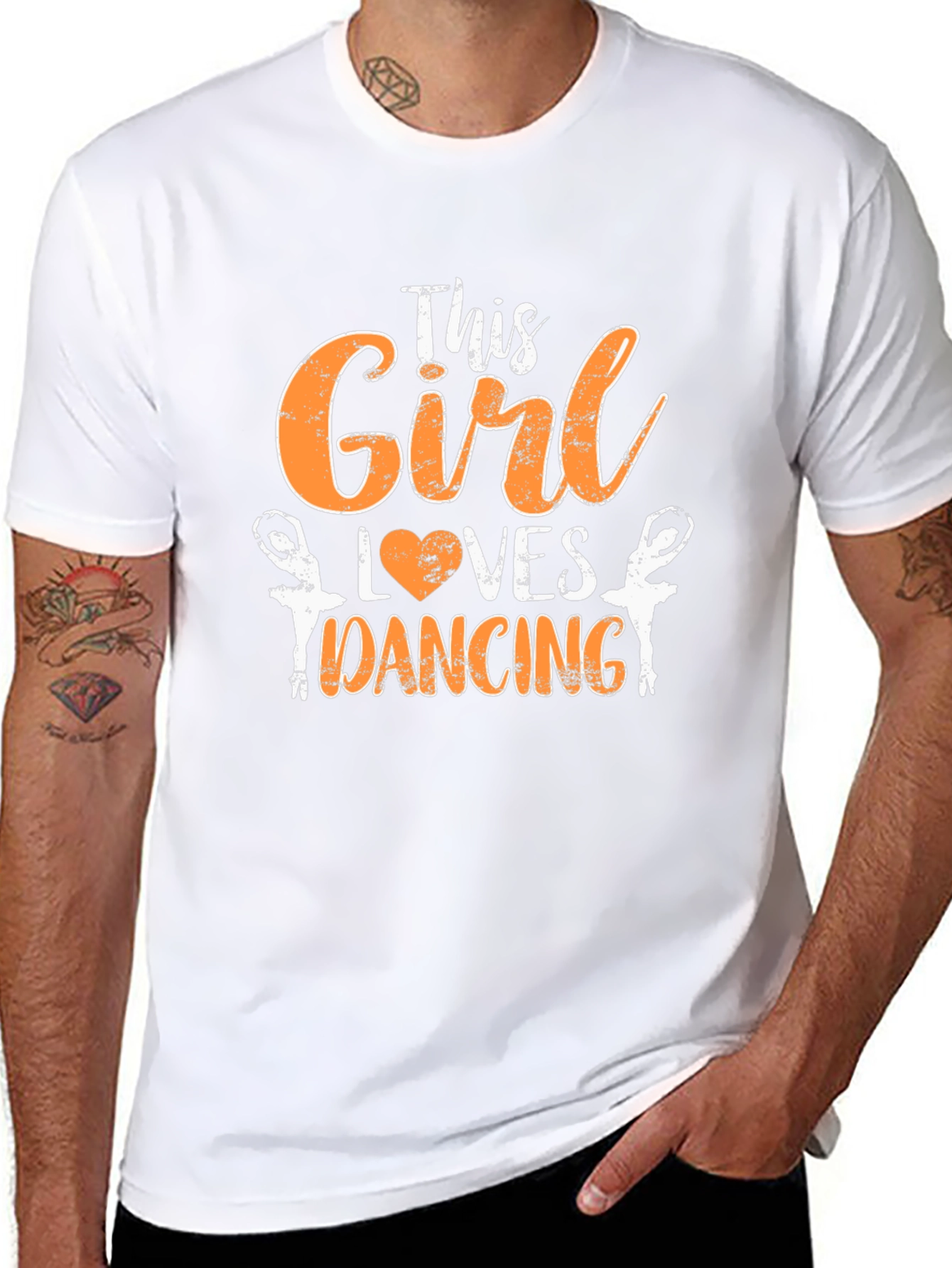 This Girl Loves Dancing T-Shirt - Black
