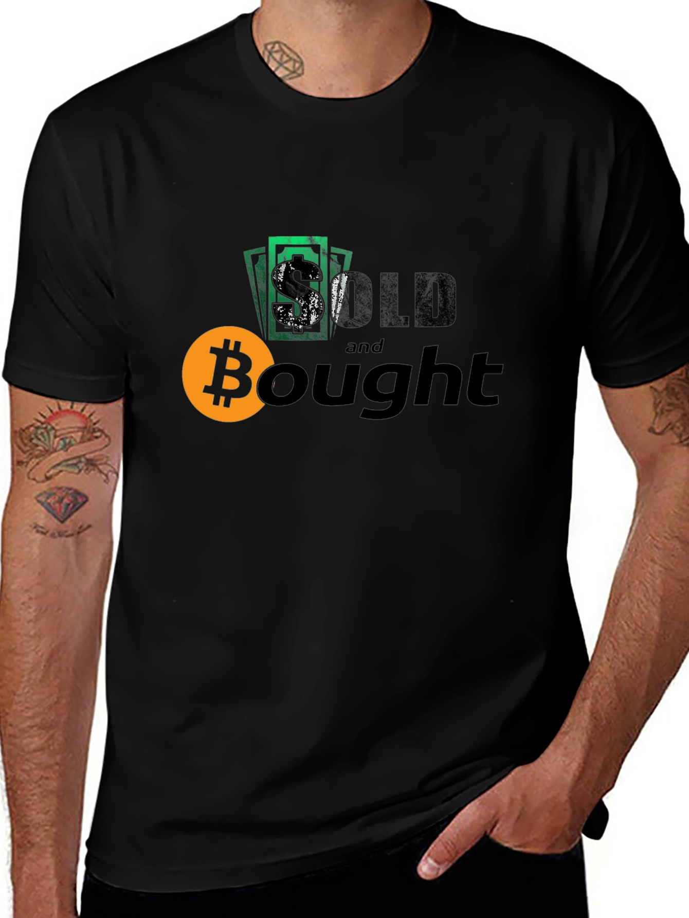 Bitcoin HODL Crypto Black T-Shirt