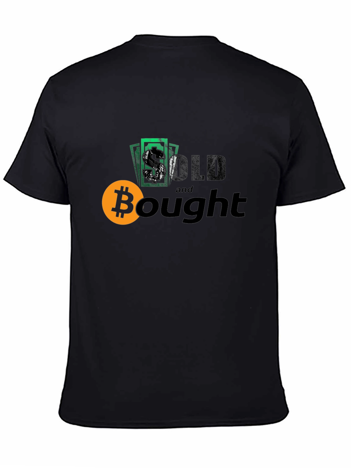 Bitcoin HODL Crypto Black T-Shirt