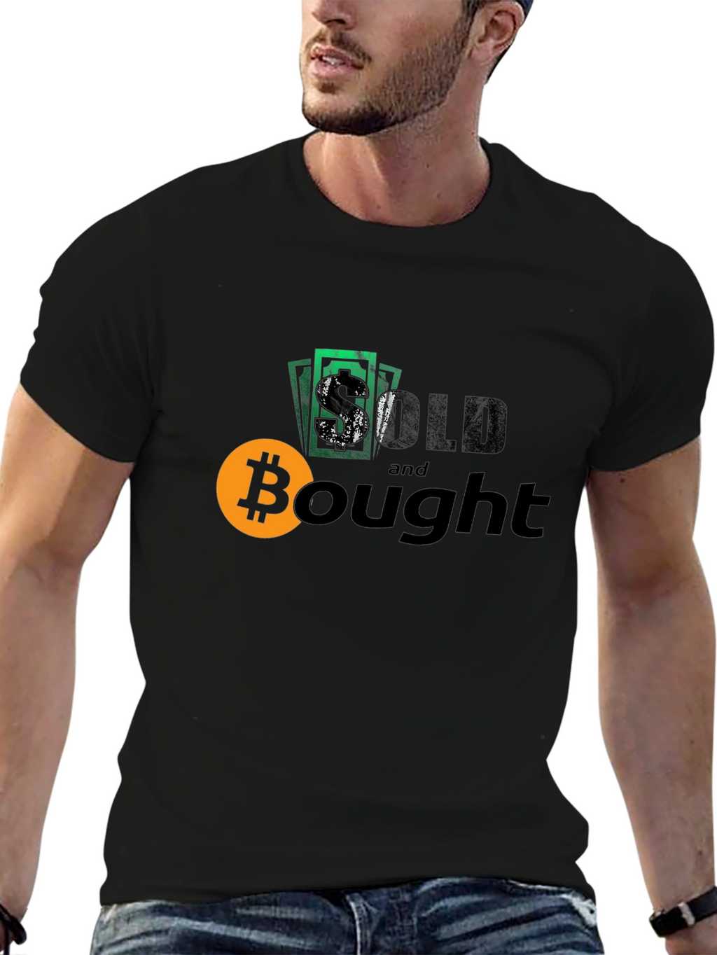 Bitcoin HODL Crypto Black T-Shirt