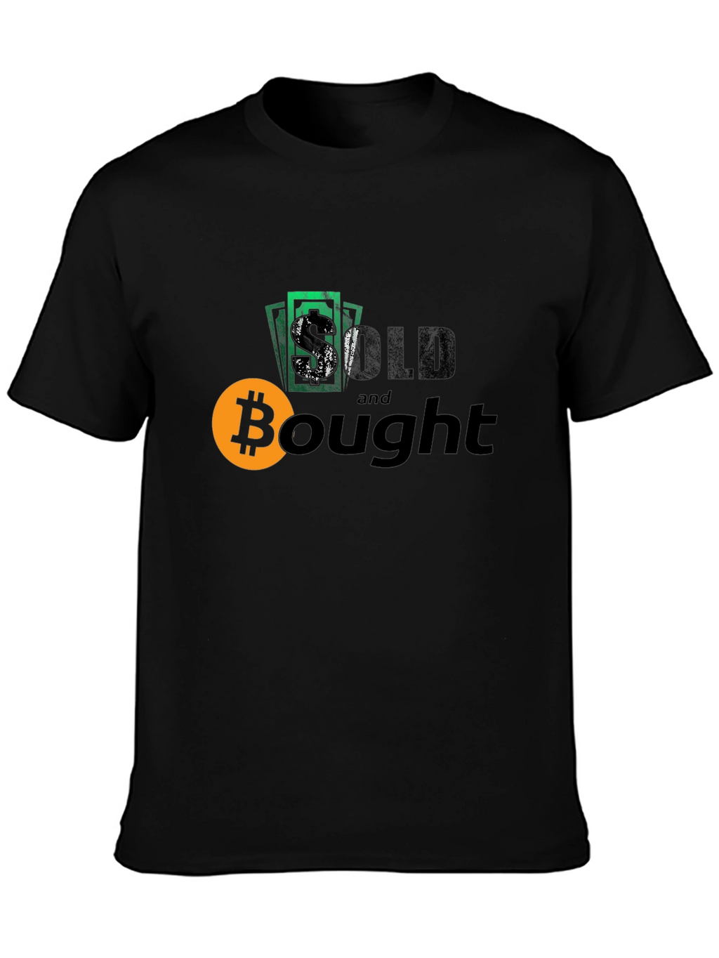 Bitcoin HODL Crypto Black T-Shirt