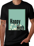 Happy High Floral Graphic Tee