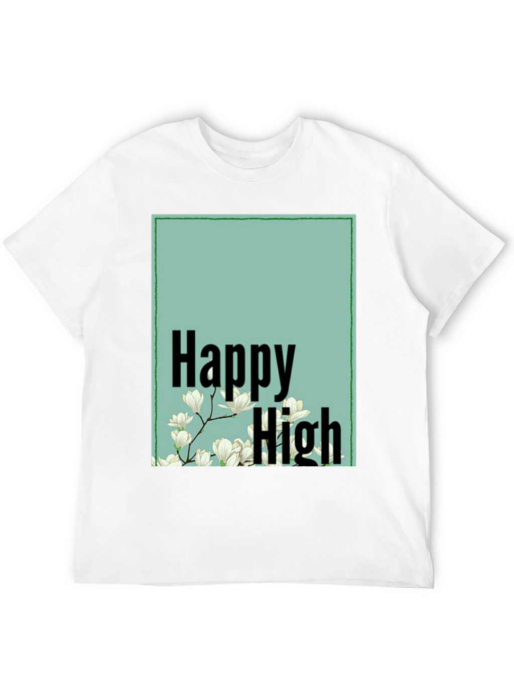 Happy High Floral Graphic Tee