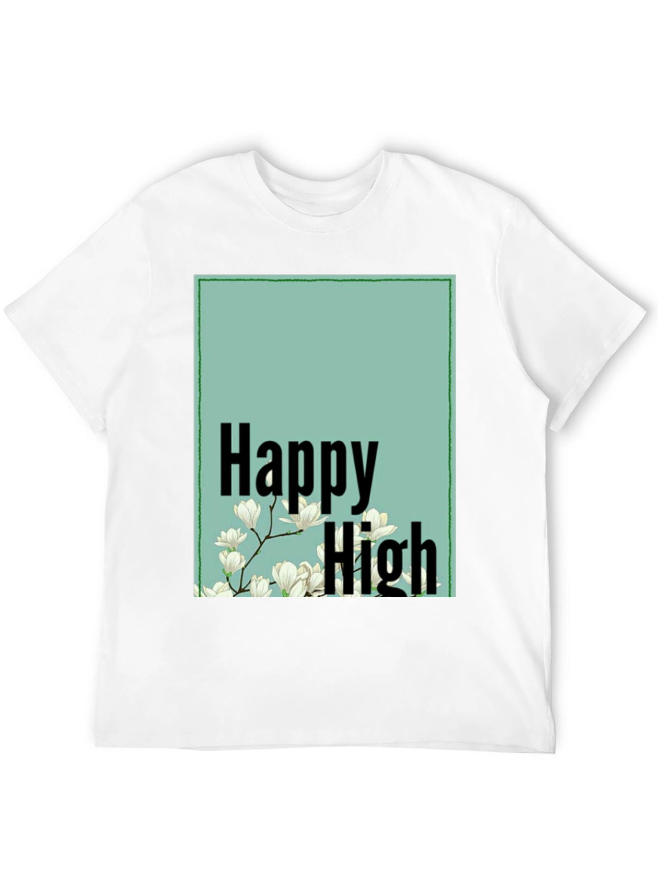 Happy High Floral Graphic Tee